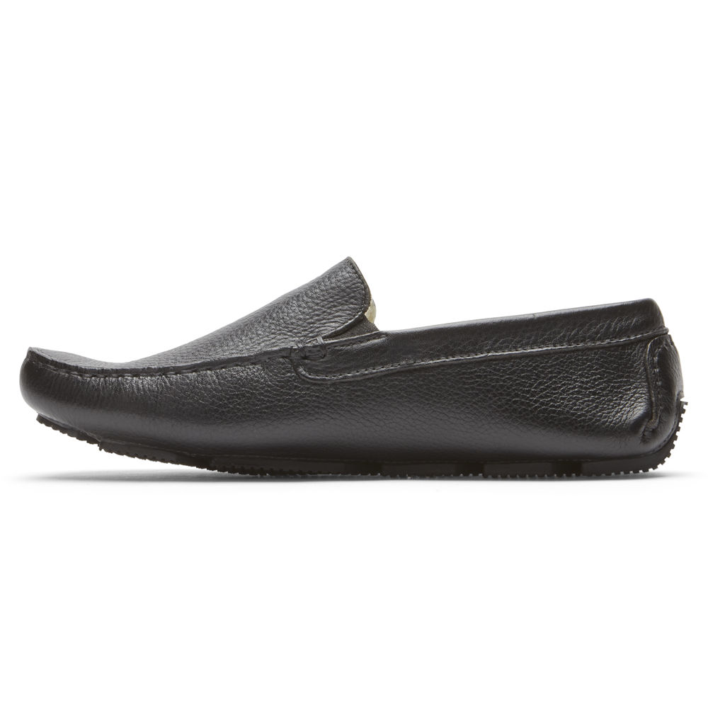 Rockport Slippers For Mens Black - Rhyder - GF3154678